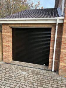 Automatic roller garage door installation4